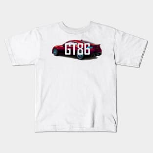GT86 PIXEL RED Kids T-Shirt
